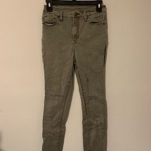 Urban Outfitters High Rise BDG Moss Green Jeans